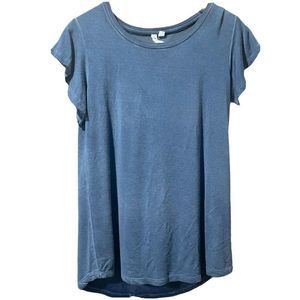 Cable and Gauge  top blouse Lightweight Mesh back